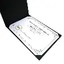 Premium Leather Certificate Holder Customised
