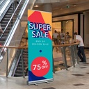 Roll-up Stand with Standard Base